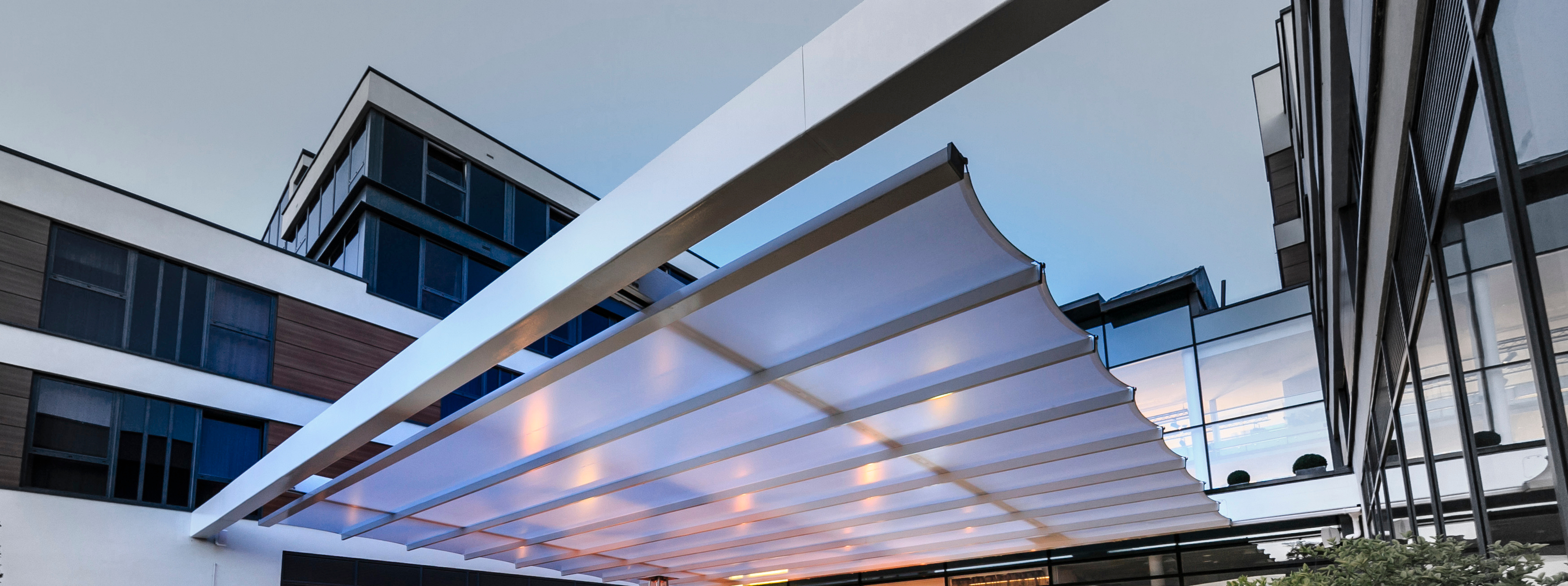 Retractable Roof at Marlins Ballpark  En-Fold® Retractable Awning by  Uni-Systems